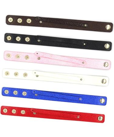 TEHAUX 15 Pcs 1 Set Student Wrist Chain Bangle Bracelets Blank Leather Bracelet Leather Cuff Blank Craft Mens Cuff Bracelet Mens Bangle Bracelet Men Bracelet Hand Strap To Weave Miss - Buy Online on GoSupps.com