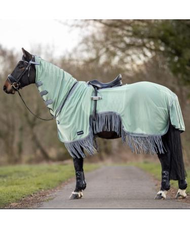 Busse exercise blanket MOSQUITO-FRINGE III 135 135 smoke green (grey)