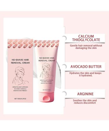 1 Pi ce Cr me D pilatoire avec 1 Raclette Douce et Apaisante pour Visage et Corps Sans Irritation Cutan e Cr me D pilatoire Unisexe pour Tous Types de Peau - Buy Online on GoSupps.com