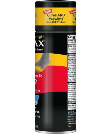 HC MAX Aerosol Athlete's Foot Spray 5.3oz - Fast Acting Relief - Buy Online on GoSupps.com