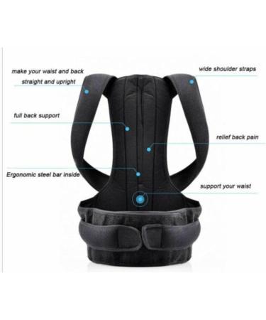 Posture Corrector Back Support Shoulder Back Brace Posture Correction Spine Posture Corrector Postural (Size : X-Large) - Buy Online on GoSupps.com