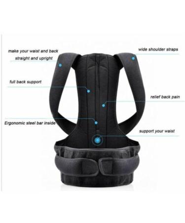 Posture Corrector Shoulder Back Brace Posture Correction Spine Posture Corrector Postural (Size : 3XL) - Buy Online on GoSupps.com