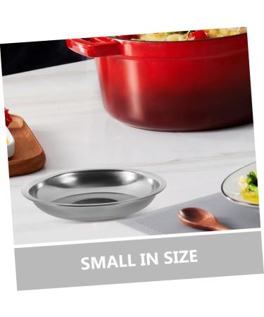 Zerodeko 10pcs Stainless Steel Dish I Am Willow Dip Dish for Parties Dipping Bowls Flavor Dish Metal Dipping Dish Condiment Dish Seasoning Plate Sauce Gear Dipping Vegetables - Buy Online on GoSupps.com