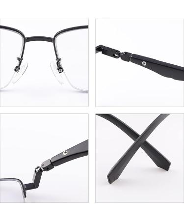 YIMI Photochromic Progressive Multifocus Computer Reading Glasses Spring Hinge Transition UV Sunglasses Anti Glare Sun Reader - 2.5 X - Buy Online on GoSupps.com