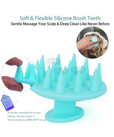 Collapsible Silicone Hair Dryer Diffuser Attachment - Lightweight Portable with Travel Bag in Blue - Buy Online on GoSupps.com