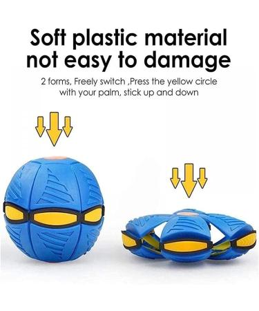 GUYAQ Pet Toy Flying Saucer Ball New Flying Saucer Ball Dog Toy Pet Flying Saucer Ball Flying Saucer Dog Toy Suitable for Cats and Dogs (Ordinary Model Blue) Ordinary Model Blue - Buy Online on GoSupps.com