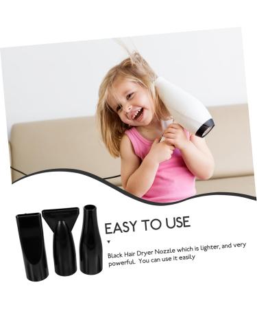 Angoily 12 Pcs Pet Water Blower Hairdryer Accessories Blow Dryer Diffuser Nozzle Hair Dryer Hair Dryer Nozzle Hair Dryer Attachment Hair Dryer Accessory Abs Tool Universal 12.00X6.10X4.00CMx4pcs Blackx4pcs - Buy Online on GoSupps.com