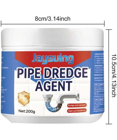 Pipe Dredging Agent 200g Powerful Sink and Drain Cleaner Sewer Dredging Agent Sink Dredging Agent Multifunction Powerful Pipe Dredging Agent Powder for Kitchen Sewer Toilet Clogging Cleaner (1PC) - Buy Online on GoSupps.com
