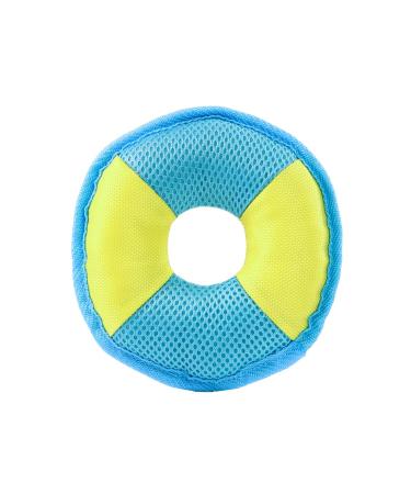 MiniFEET dog toy flying disc - the flying gift for the dog's power moments.Ideal for dog and dog owner yellow blue
