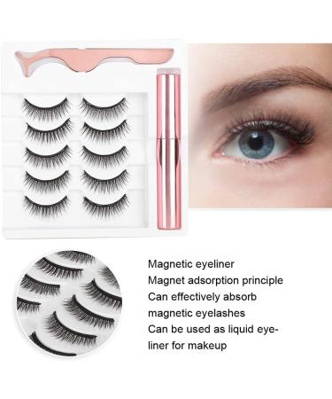 Sonew Magnetic Eyeliner and Lash Kit - 5 Pairs, No Glue Needed, Natural Look, Long Lasting 3D Extension Set - Buy Online on GoSupps.com