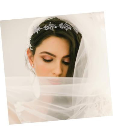 1pc Hair Accessories Wedding Rhinstone Bridal Headpieces Birthday Vine Bridal Vine Bridal Hair Vine Adjustable Headband Rhinestone Crown Rhinestone Hair Bride Alloy Fashion - Buy Online on GoSupps.com