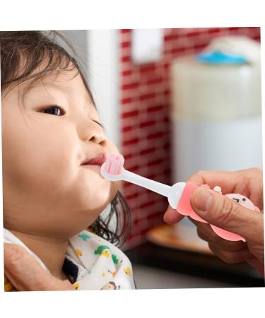 Buy Healeeved 4-Piece Children's Toothbrush Set - Soft Bristle Travel Toothbrushes with Sweet Bear Design for Toddlers | International Shipping Available - Buy Online on GoSupps.com