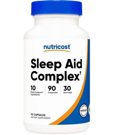 Nutricost Sleep Aid Complex 1330mg Serving (90 Capsules) 90 Count (Pack of 1) - Buy Online on GoSupps.com