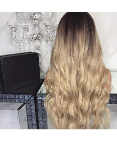 Buy MARBER 28 Inch Long Blonde Wig with Dark Roots | Curly Synthetic Wig for Women - Elevate Your Style! - Buy Online on GoSupps.com