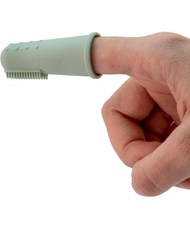 Buy Babyzoco Silicone Finger Toothbrush for Babies | Soothe Gums | 0-2 Years | Unisex | Green - Buy Online on GoSupps.com