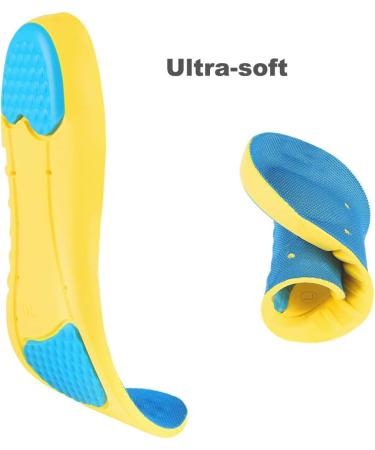 Memory Foam Insoles for Men Women & Kids - Arch Support Cushion & Shock Absorption Relieve Foot Pain (L Size: M 8-12 / W 10-15) - International Shipping Available - Buy Online on GoSupps.com