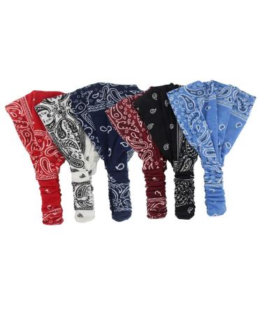 Carede Paisley Bandana Headband for Women - Pack of 6 No5 - Buy Online on GoSupps.com