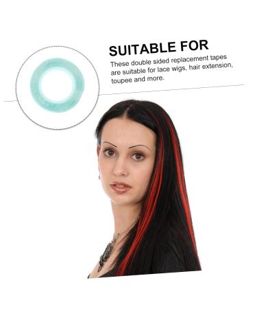 Didiseaon 12 Rolls Wig Double Sided Tape Waterproof Tape Hair Extension Adhesive Strips 2 Sided Tape Blue Scrunchies Tape for Hair Stickers Water Proof Lace Wig Glue Real Person Accessories - Buy Online on GoSupps.com