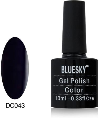 Bluesky Gel Nail Polish Black Dc043 Long Lasting Chip Resistant 10 ml (Requires Curing Under UV LED Lamp) - Buy Online on GoSupps.com