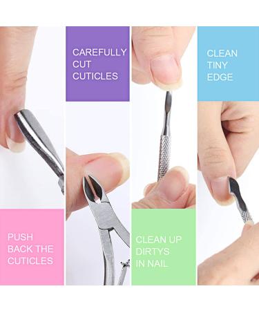 Wovte 11-Piece Nail File Set with Buffer Blocks, Cuticle Nipper, and Pusher - Manicure Tools for Dead Skin Trimming - Buy Online on GoSupps.com