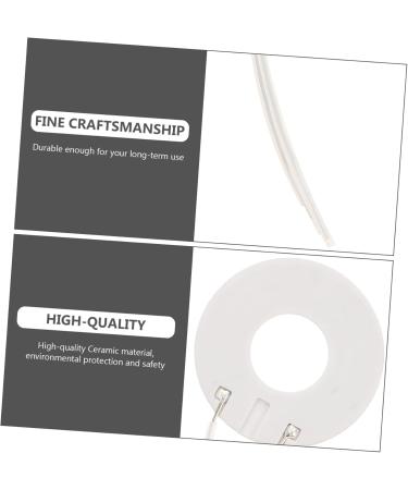 Healeved 6 Pcs Heating Rings for Replacing Replacement Hot Rings Heating Plate Repair Kit White Ceramics 9.5X2.5CMx3pcs Whitex3pcs - Buy Online on GoSupps.com