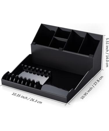 Noverlife Versatile Salon Hair Styling Tools Organizer - Detachable Storage Holder for Hairdressing Tools & Scissors - Wall Mount or Countertop Freestanding - Ideal for Barber Shops and Hair Salons - Black - Buy Online on GoSupps.com