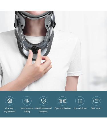 Ininosnp Cervical Neck Traction Device - Adjustable Neck Support Brace for Pain Relief & Comfort - Buy Online on GoSupps.com