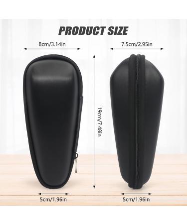 Razor Storage Case Durable Travel Case for Men's Razors | Lightweight & Zip Closure | 2-Piece Set - Buy Online on GoSupps.com