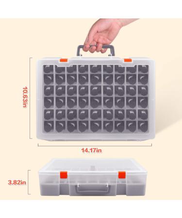 ALCYON Nail Polish Holder & Organizer for 54 Bottles - Gellen, Beetles, Sally Hansen, OPI, Essie & More - Fingernail Polish Storage Case - Buy Online on GoSupps.com