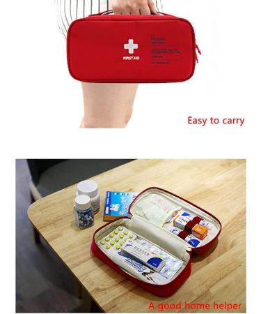 Xingsui Portable Red First Aid Set Empty Medicine Bag for Home Auto Camping Hunting Travel & Sports | International Shipping Available - Buy Online on GoSupps.com
