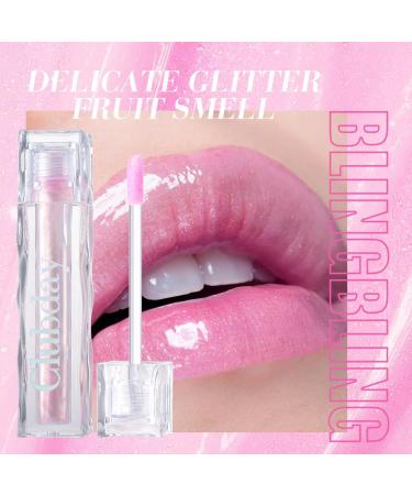 NIE PAN CHONG SHENG Square Tube Mirror Colors Colors Fruit Lip Gloss Transparent Pearl Chameleon Lip Oil Lip Makeup 1 - Buy Online on GoSupps.com