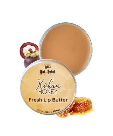 Kokum Honey Fresh Infused Lip Butter With Ghee & Honey for Lip Lightening Dry And Chapped Lips - 10 g