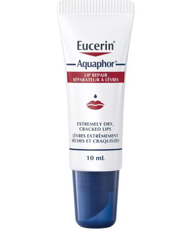 EUCERIN AQUAPHOR Lip Balm Healing Ointment for Extremely Dry Chapped and Cracked Lips 10ml | Aquaphor Lip Repair | Non-Comedogenic lip balm | Fragrance-free lip balm | Recommended by Dermatologists - Buy Online on GoSupps.com