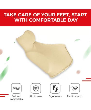 Bunion Socks Corrector for Women & Men | Pain Relief Hallux Valgus & Turf Toe Brace | Orthopedic Gel Separator | Toe Alignment & Bunion Splint - Buy Online on GoSupps.com