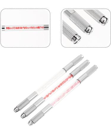 CLISPEED Stylos Sourcils Double Embout en Alliage d'Aluminium Inoxydable Lot de 3 Pi ces Couleurs Assorties Outils Manuels Multifonctions pour Microblading Eyeliner et Tatouage des - Buy Online on GoSupps.com