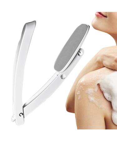 Cream Applicator for Back Folding Back Brush for Cream - Long Handled Lotion Applicator Back Moisturizer & Sunscreen Applicator for Lotion Application Gray