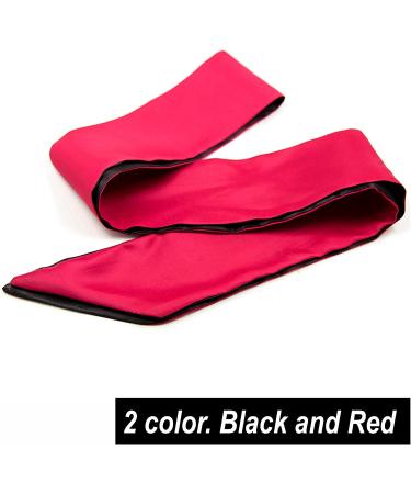 Satin Eye Mask Sleep Blindfold - Red Satin Eye Mask for Restful Sleep - 1 Count - Buy Online on GoSupps.com