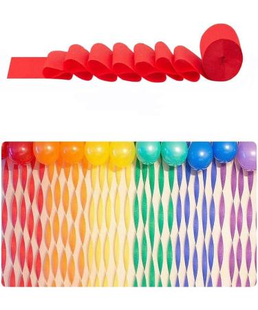 12 Crepe Paper Streamers Rolls Value Pack - 984ft - Rainbow Colors - Wedding, Party, Birthday Decorations - Buy Online on GoSupps.com