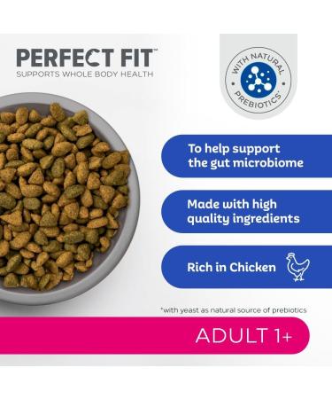 PERFECT FIT Cat Complete Dry Adult 1+ Chicken 7kg Chicken 7 kg (Pack of 1) - Buy Online on GoSupps.com