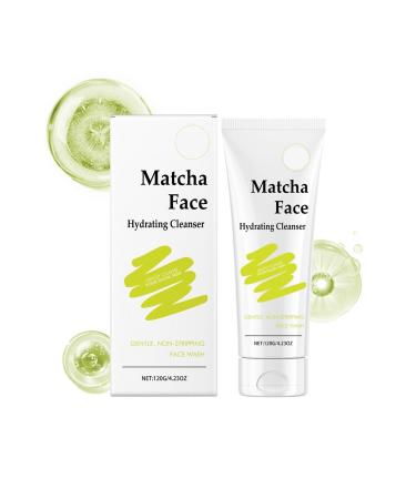 Nettoyant Visage Hydratant Au Matcha: Nettoyage Doux Des Pores Contr le Du S bum Soin Quotidien For Un Teint Frais Et clatant (sans Effet De Tiraillement)(3PCS)