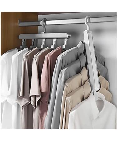 OZLMBERN Clothes Hanger Household Wardrobe Storage Seamless Clothes Support Dormitory Student Folding Clothes Rack - Buy Online on GoSupps.com
