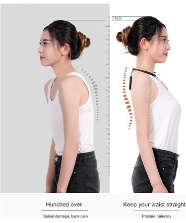 Back Posture Corrector with Posture Monitoring Posture Corrector Monitor Help to Fast Improving The Hunchback Orange - Buy Online on GoSupps.com