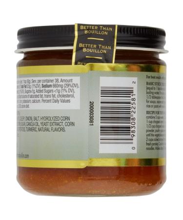 Better Than Bouillon Vegetarian No Chicken Base  Made with Seasoned Vegetables  Certified Vegan  Makes 9.5 Quarts of Broth  38 Servings  8 OZ Jar (Pack of 2) - Buy Online on GoSupps.com