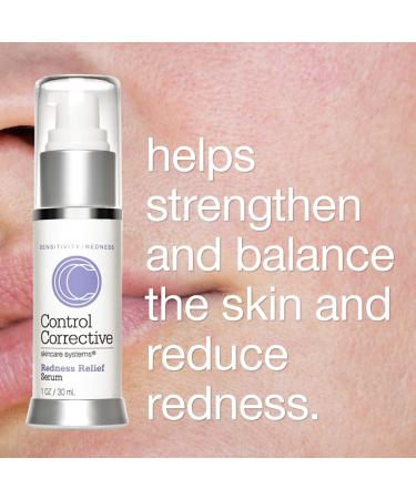 CONTROL CORRECTIVE Redness Relief Serum - Calming Botanical Extracts & Vitamins for Sensitive Skin | Hydrates Strengthens No Parabens Japanese Green Tea - Buy Online on GoSupps.com