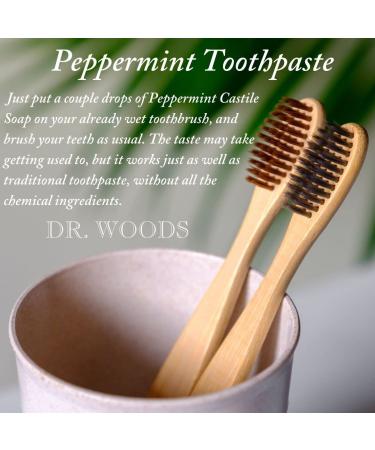 Dr. Woods Pure Peppermint Liquid Castile Soap 32oz - Pack of 3 | Natural & Gentle Formula - Buy Online on GoSupps.com