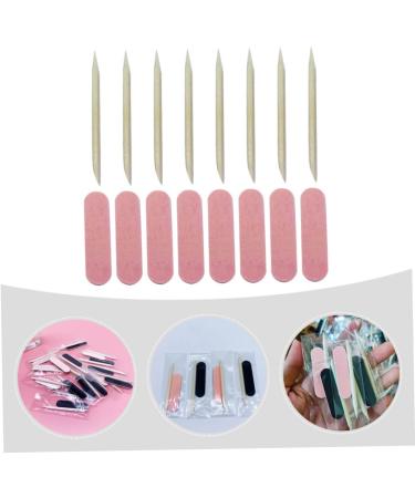 Beavorty 100 Sets Manicure Tools Set Wooden Nail Pick Nail Art Files Buffering Files Manicure Stick Manicure File Wood Nail Sticks Rough Mini Nail Files and Orange Sticks Care Shaping File - Buy Online on GoSupps.com