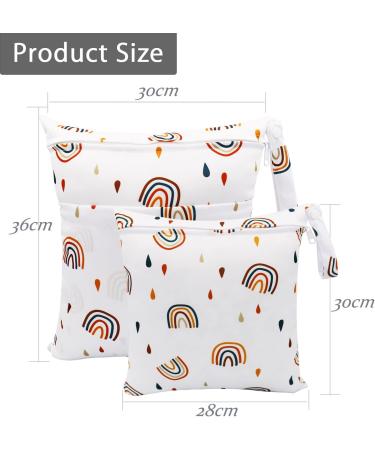 NVTRSD Wetbag 2-Pack for Cloth Diapers | Reusable Diaper Bag for Swimming & Casual Use | Personalized Wetbags for Kindergarten - Buy Online on GoSupps.com