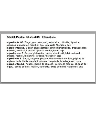 500 g salmiak menthol - Buy Online on GoSupps.com