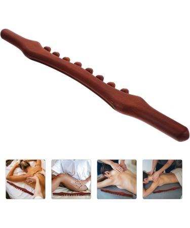 DRESSOOS Wooden Body Massager | Back Roller & Fascia Roller | Travel Massage Solution for Pain Relief - Buy Online on GoSupps.com