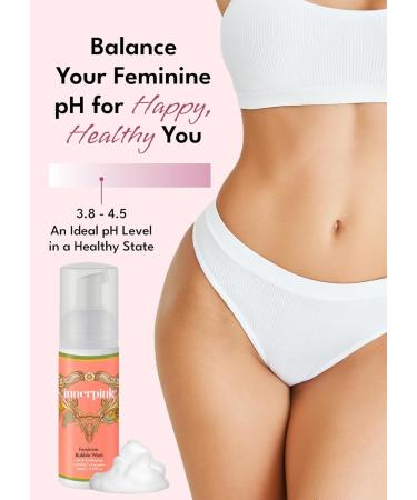 Pink Feminine Wash with Hinoki Cypress Water & Probiotics | pH Balanced for Sensitive Skin | Cruelty Free | 5.07fl.oz - Buy Online on GoSupps.com
